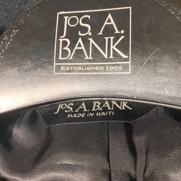 Jos A Bank Dark Grey Merino Wool Mans Executive Over Top Coat Dress 40reg - Picture 3 of 12